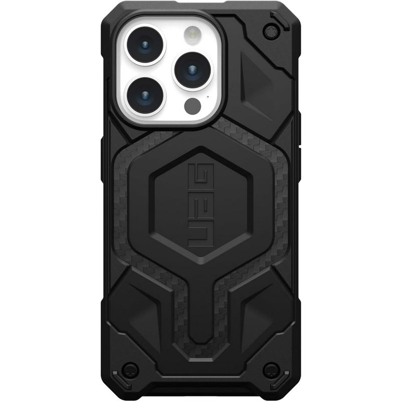 Чехол UAG для Apple iPhone 15 Pro Monarch Pro Magsafe, Carbon Fiber (114221114242) - фото 1 Чехол UAG для Apple iPhone 15 Pro Monarch Pro Magsafe, Carbon Fiber (114221114242) - фото 1