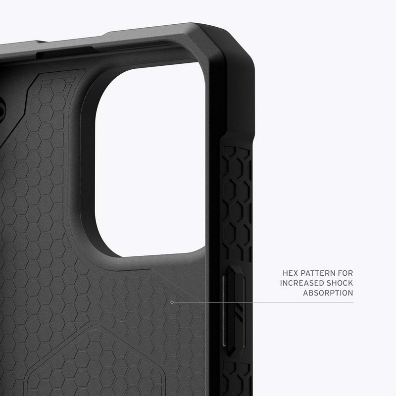 Чехол UAG для Apple iPhone 15 Pro Monarch Pro Magsafe, Carbon Fiber (114221114242) - фото 3 Чехол UAG для Apple iPhone 15 Pro Monarch Pro Magsafe, Carbon Fiber (114221114242) - фото 3