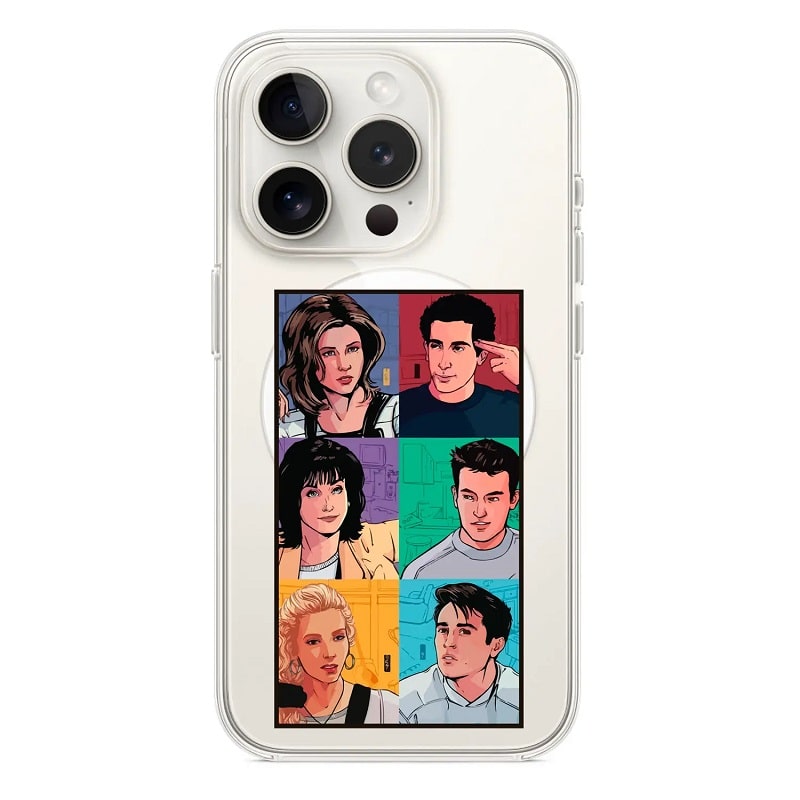 Чехол Print FRIENDS with MagSafe iPhone 13 PRO Home