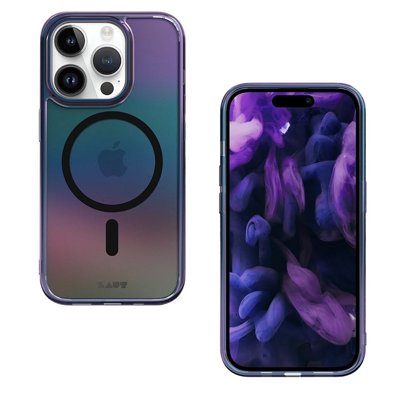 Чохол-накладка LAUT HOLO with MagSafe for iPhone 15 Pro Max Midnight (L_IP23D_HO_BK)