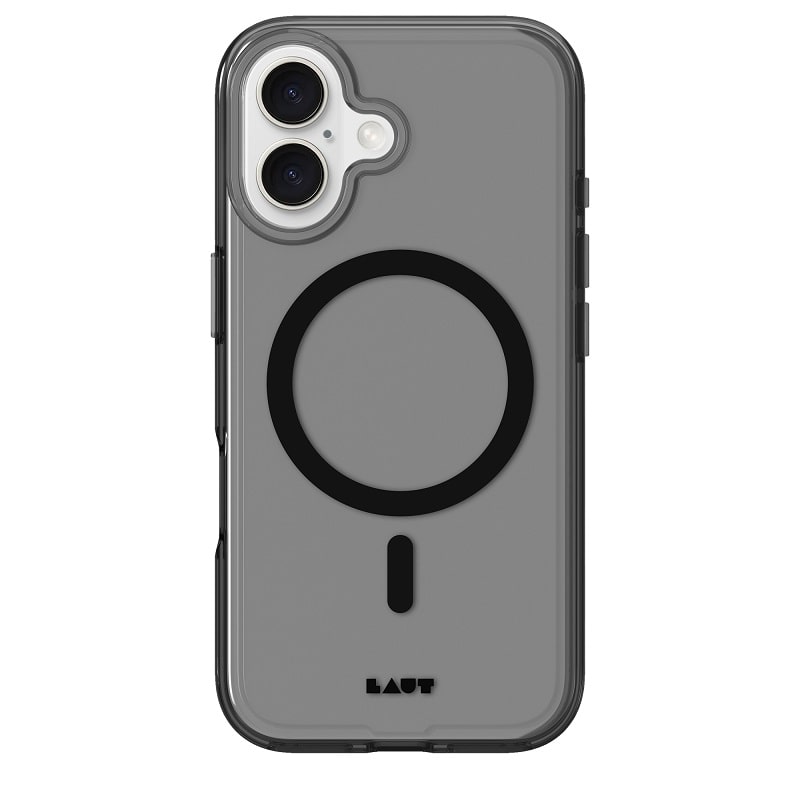 Чехол-накладка LAUT CRYSTAL-M with MagSafe for iPhone 16 Black Crystal (L_IP24A_CRM_UB)