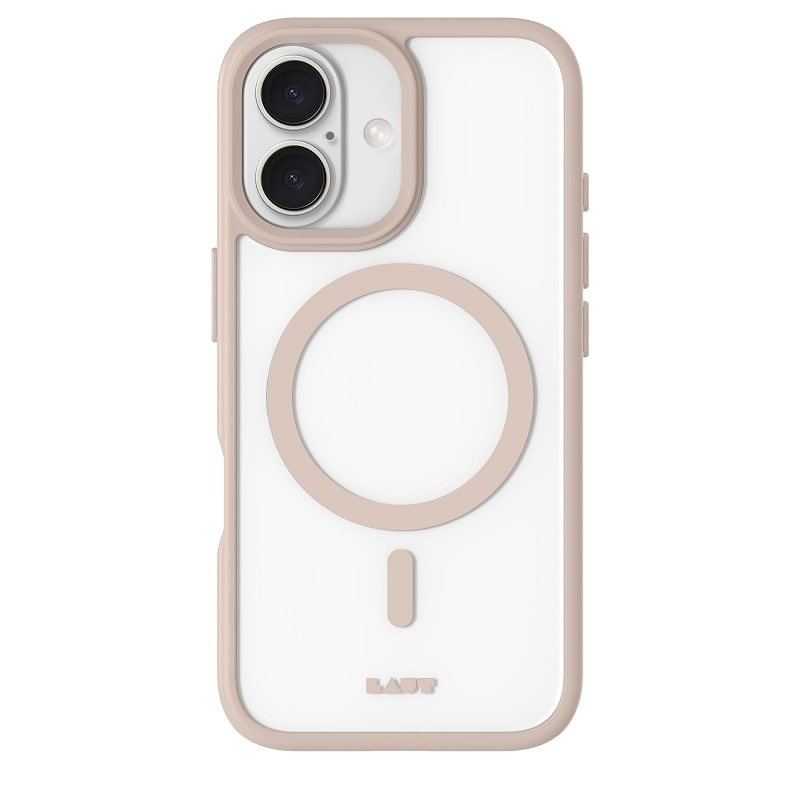 Чехол-накладка LAUT HUEX PROTECT with MagSafe for iPhone 16 Beige Gold (L_IP24A_HPT_BE)