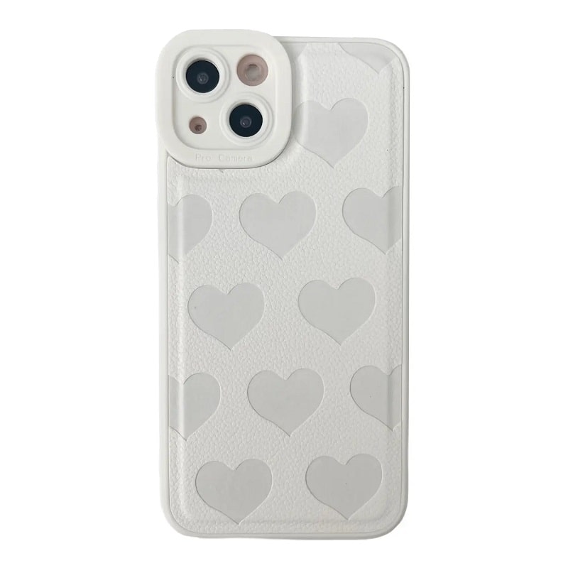 Чехол Silicone Love Case для iPhone 13 White