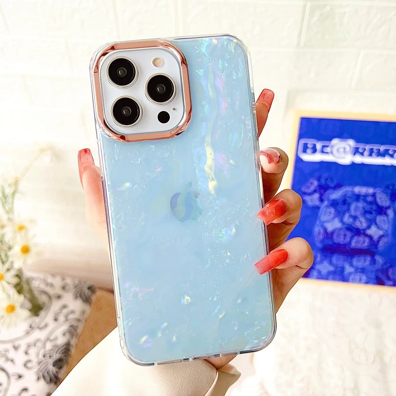 Чохол Marble Case (iPhone 15 Pro Max, Sky)
