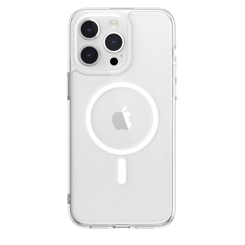 Чохол Mutural Jingtou series Magsafe TPU + PC Case for iPhone 15 Pro Max Transparent