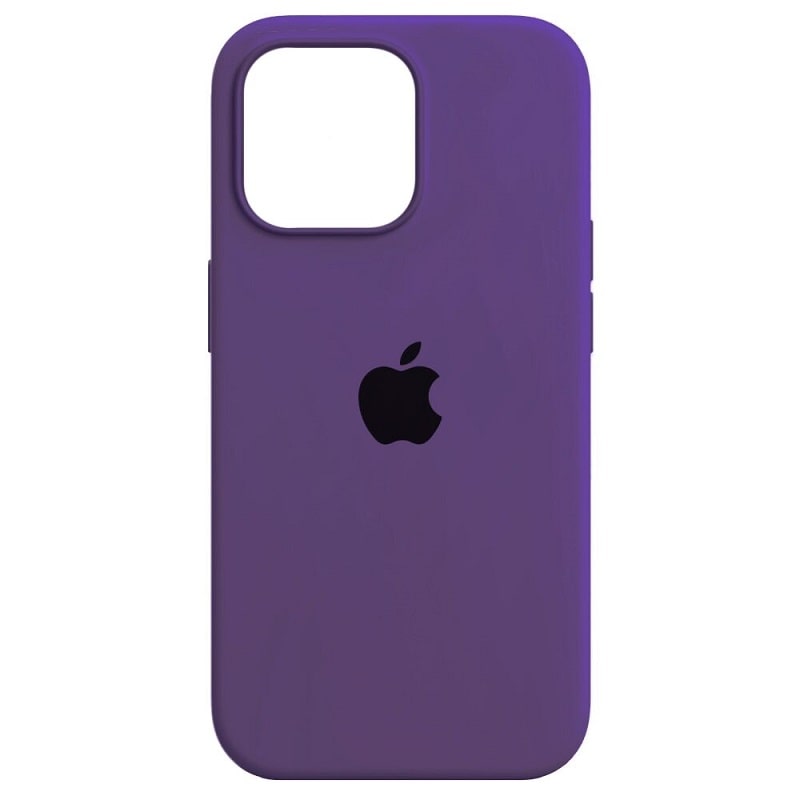 Чехол Silicone Case Open Camera iPhone 14, #43, Grape