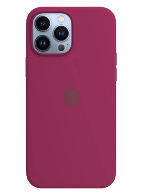 Чехол Silicone Case Open Camera iPhone 15 Pro, #59, Pomegranate