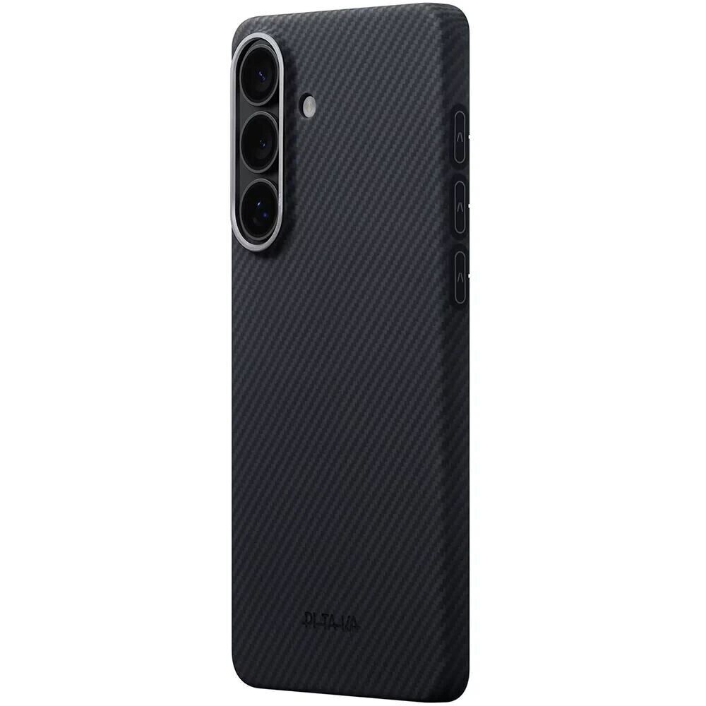 Чохол Pitaka Edge Ultra-Slim Case Classic Twill 600D Black/Grey for Samsung Galaxy S26 Plus (KS2601S) - фото 2 Чохол Pitaka Edge Ultra-Slim Case Classic Twill 600D Black/Grey for Samsung Galaxy S26 Plus (KS2601S) - фото 2