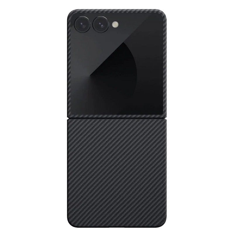 Чехол Pitaka Ultra-Slim Case Twill Black/Grey for Samsung Galaxy Z Flip 7 (FBFLIP7)