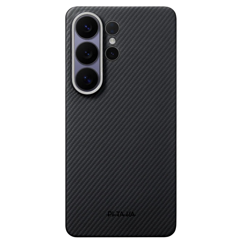 Чохол Pitaka Edge Ultra-Slim Case Classic Twill 600D Black/Grey for Samsung Galaxy S26 Ultra (KS2601U)
