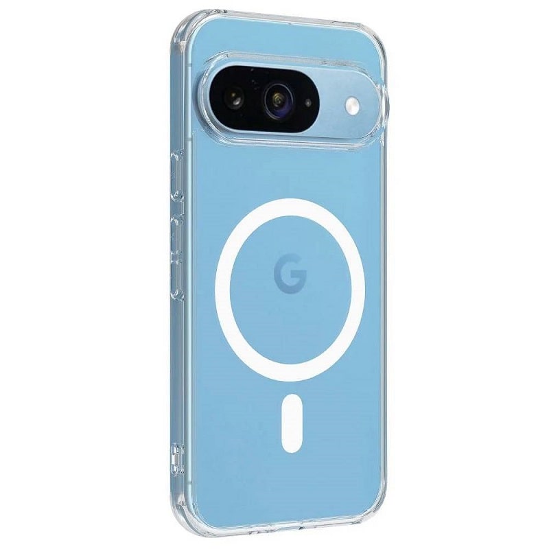 Чехол Monblan для Google Pixel 9 [MMCGP9] Magnetic Crystal Series (Transparent)
