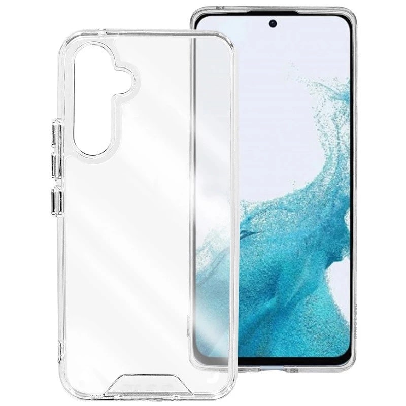 Чохол TPU Space Case transparent для Samsung Galaxy S24 FE (Прозорий)