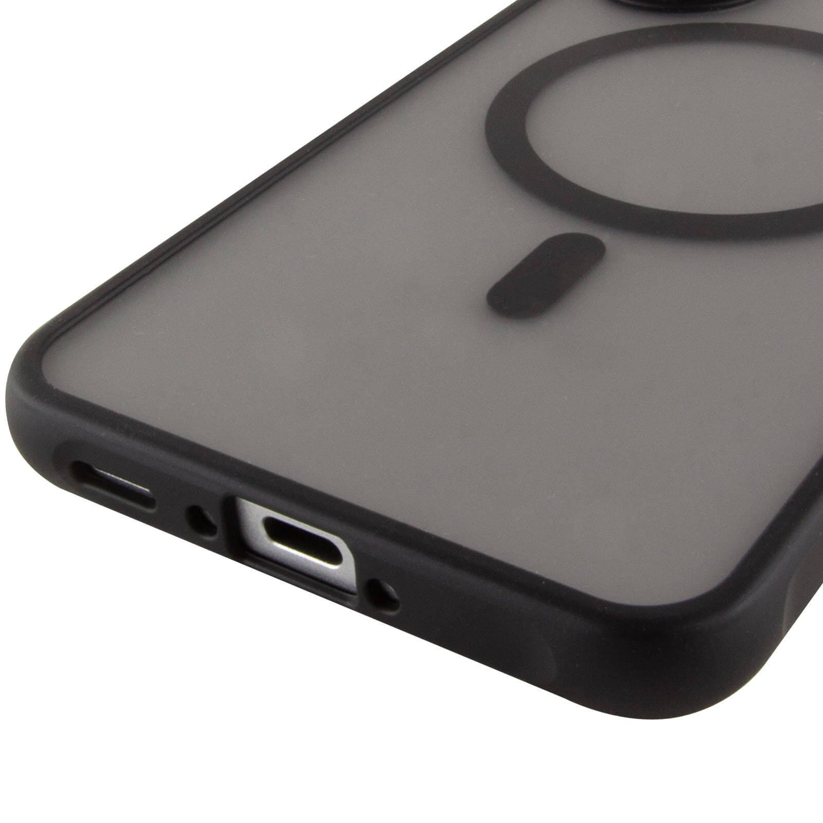 Чохол TPU Bloom with MagSafe для Samsung Galaxy A36 5G / A56 5G (Black) - фото 3