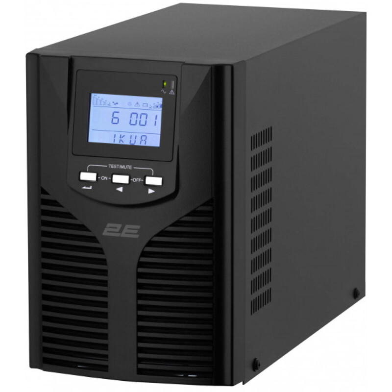 Джерело безперебійного живлення 2E OD1000, 1000VA/900W, LCD, USB, USB, 2xSchuko (2E-OD1000)