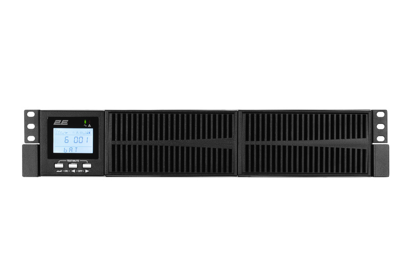 Источник бесперебойного питания 2E OD1000RT, 1000VA/900W, RT2U, LCD, USB - фото 1