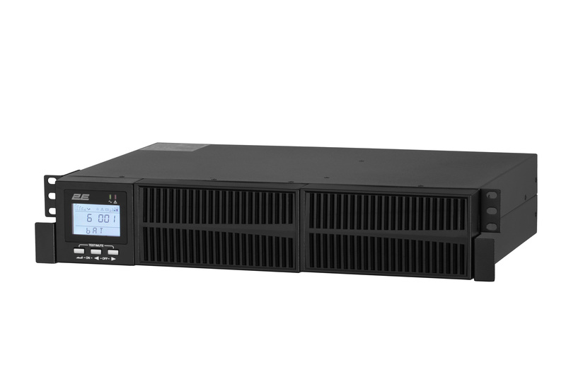 Источник бесперебойного питания 2E OD1000RT, 1000VA/900W, RT2U, LCD, USB - фото 2