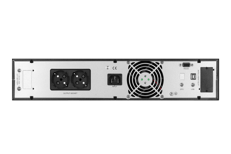 Источник бесперебойного питания 2E OD1000RT, 1000VA/900W, RT2U, LCD, USB - фото 3