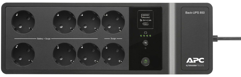 Источник бесперебойного питания APC Back-UPS 1050VA (BE1050G2-GR) - фото 2