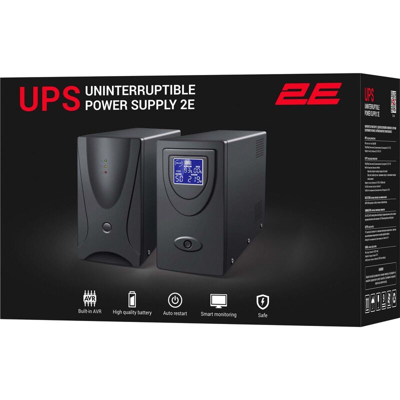 Линейно-интерактивное ИБП  2E 2E-ED2000 1200W (2E-ED2000) - фото 2