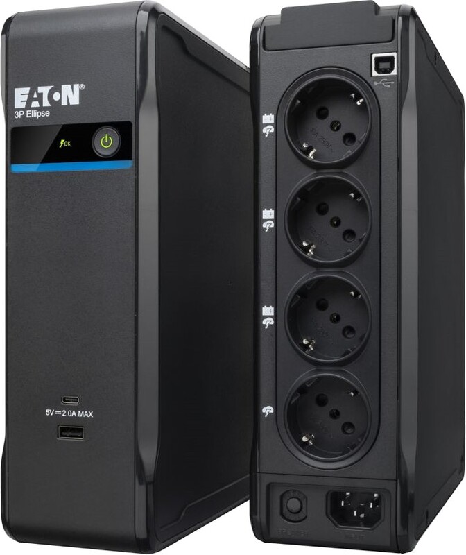 Источник бесперебойного питания Eaton 3P Ellipse 700 USB DIN - фото 3