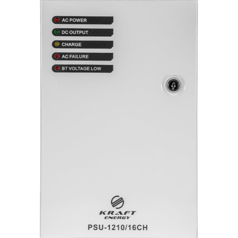 Источник бесперебойного питания Kraft PSU-1210/16CH - фото 1 Источник бесперебойного питания Kraft PSU-1210/16CH - фото 1