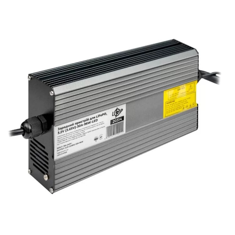 Зарядний пристрій для акумуляторів LiFePO4 LogicPower 3.2V (3.65V)-30A-96W-LED (LP20314) - фото 1 Зарядний пристрій для акумуляторів LiFePO4 LogicPower 3.2V (3.65V)-30A-96W-LED (LP20314) - фото 1