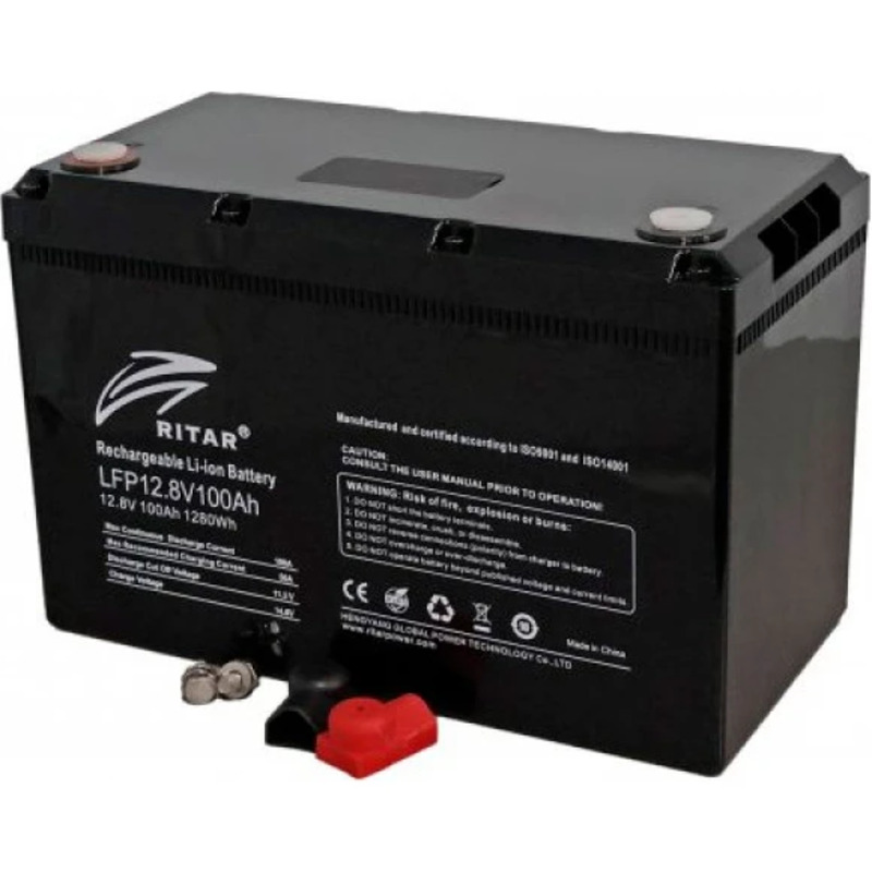 Батарея LiFePo4 Ritar 12V-100Ah (LFP12.8V100Ah G1) - фото 1