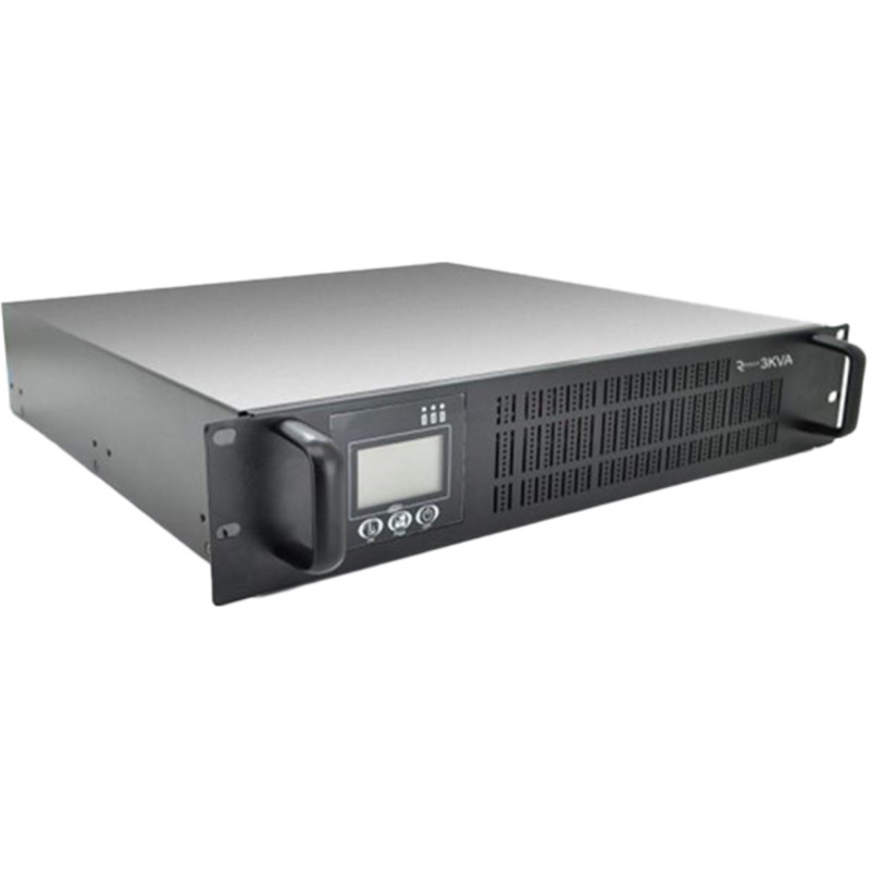 ДБЖ Ritar RT-3KSLI-LCD, RACK 3000VA (3000Вт), LiFePO4 76.8V 829Wh 2000C, charge 4-12A, 110-300V, 18.3 kg (438*532*88), Q1