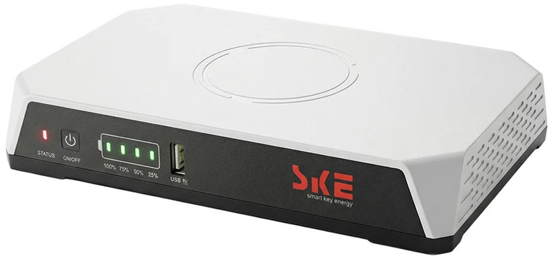 Джерело безперебійного живлення SKE POE-36E-LFP 48V 20000mAh 5V/9V/12V/24V/48V/PoE, LiFePO4 4*5Ah