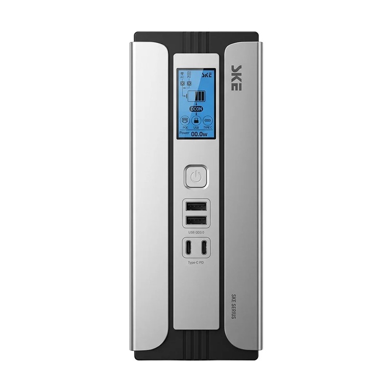 Джерело безперебійного живлення SKE SIRIUS 45W 30000 mAh 5V/9V/12V/24V/PoE, LiFePO4 2*15Ah