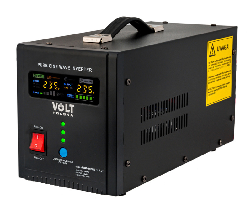 Источник бесперебойного питания Volt Polska SINUS PRO 1000 E BLAC (3SP091012B) Europe
