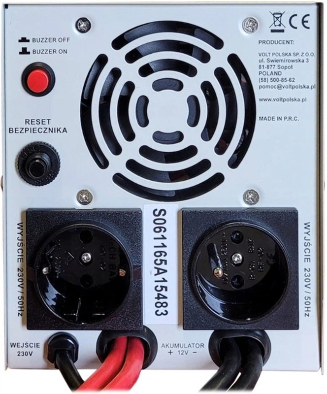 Источник бесперебойного питания Volt Polska SINUS PRO 1100 E PLUS (3SPM11012M) Europe - фото 2