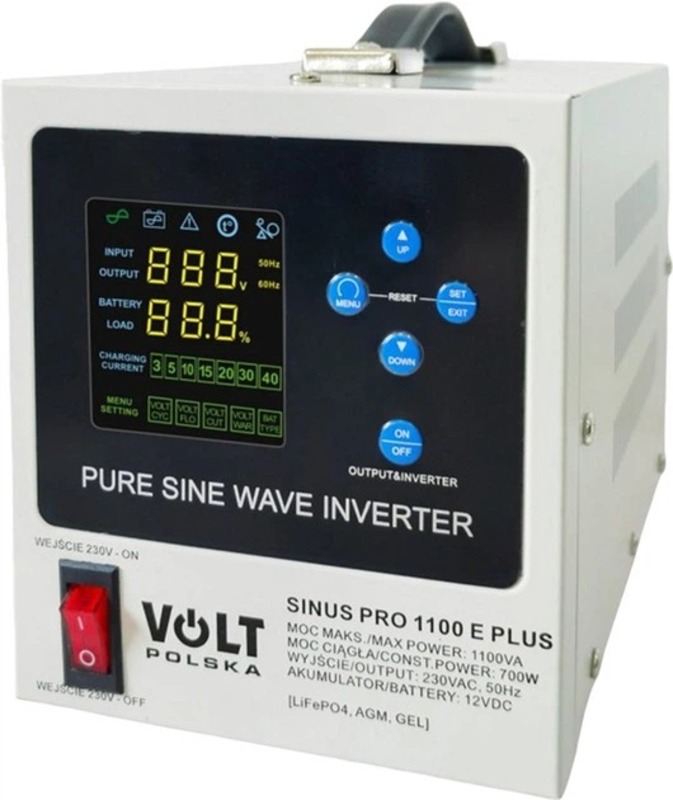 Источник бесперебойного питания Volt Polska SINUS PRO 1100 E PLUS (3SPM11012M) Europe