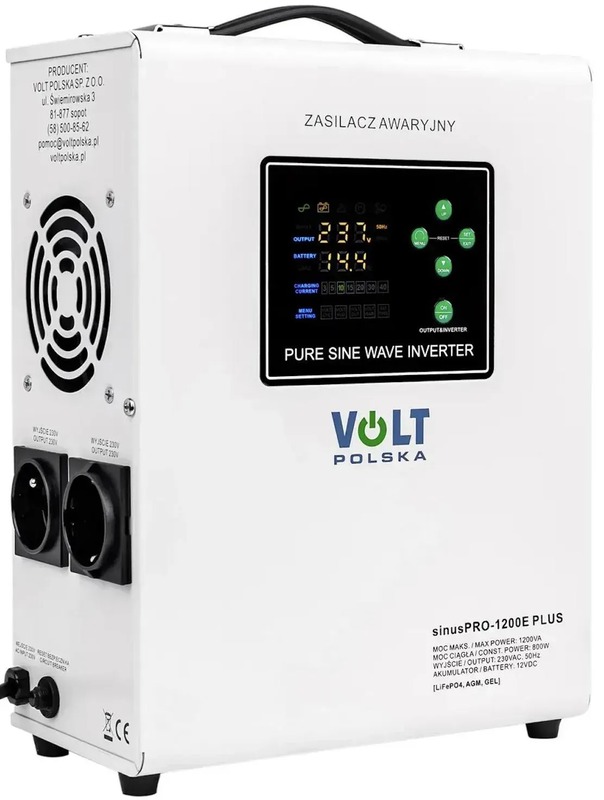 Джерело безперебійного живлення Volt Polska SINUS PRO 1200 E PLUS (3SPM12012M) Europe - фото 1 Джерело безперебійного живлення Volt Polska SINUS PRO 1200 E PLUS (3SPM12012M) Europe - фото 1