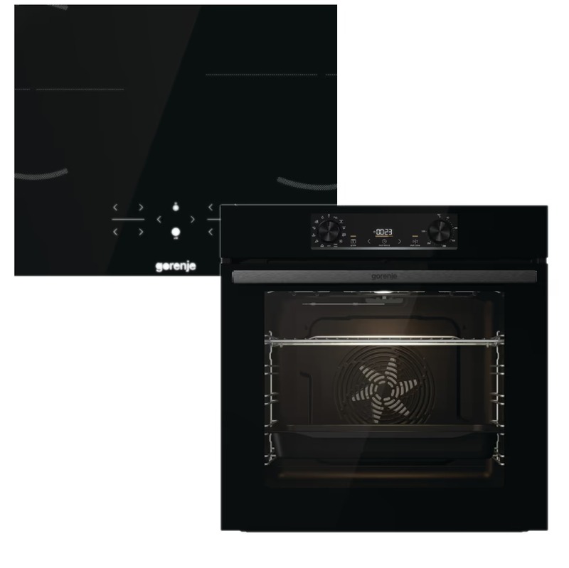 Вбудована духова шафа Gorenje BOS6737E06BG + варильна поверхня індукційна Gorenje GI6401BSC Europe