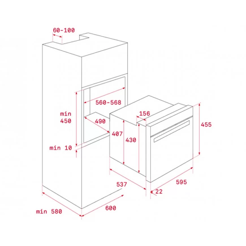 Вбудована духова шафа Teka HLC 840 WH 41531024 - фото 1