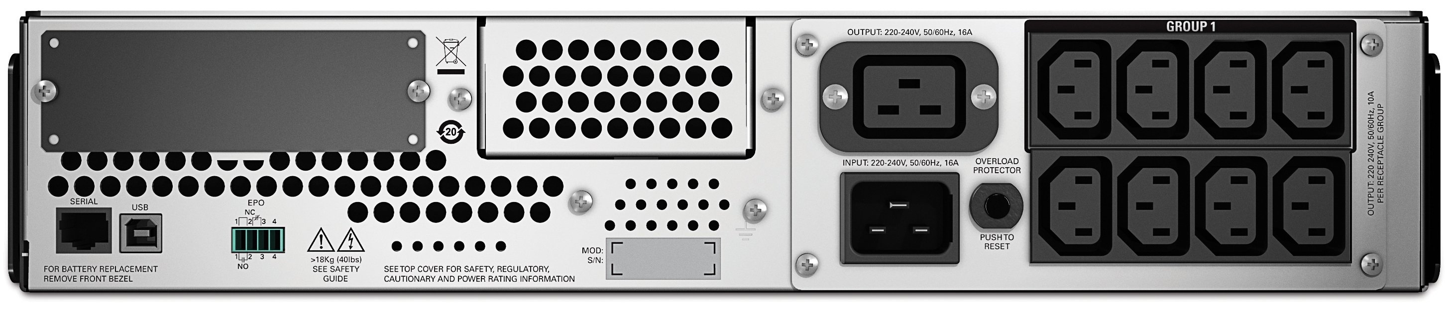 ДБЖ APC Smart-UPS RM 2200VA 2U LCD with SmartConnect (SMT2200RMI2UC) - фото 1 ДБЖ APC Smart-UPS RM 2200VA 2U LCD with SmartConnect (SMT2200RMI2UC) - фото 1