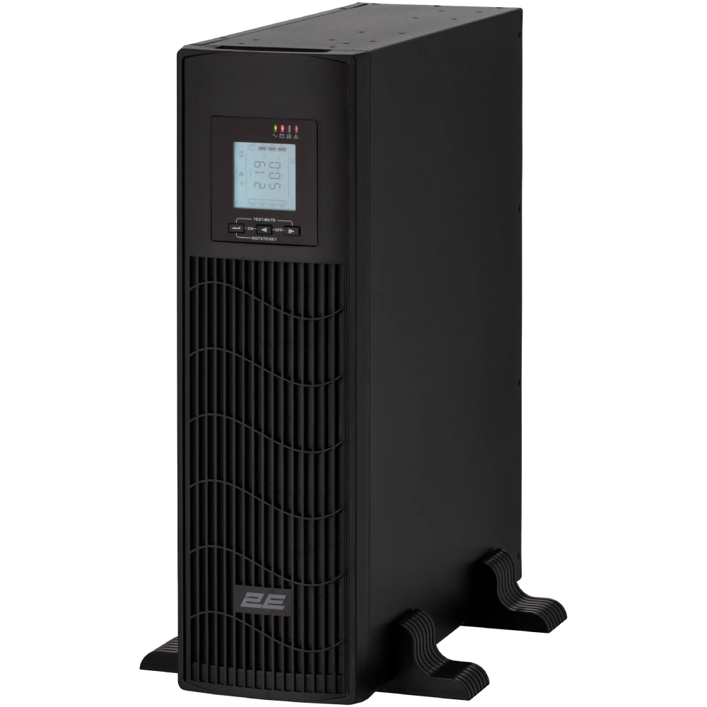 ДБЖ 2E PS1500RT, 1500VA/1200W, RT3U, LCD, USB, 6xC13 (2E-PS1500RT)