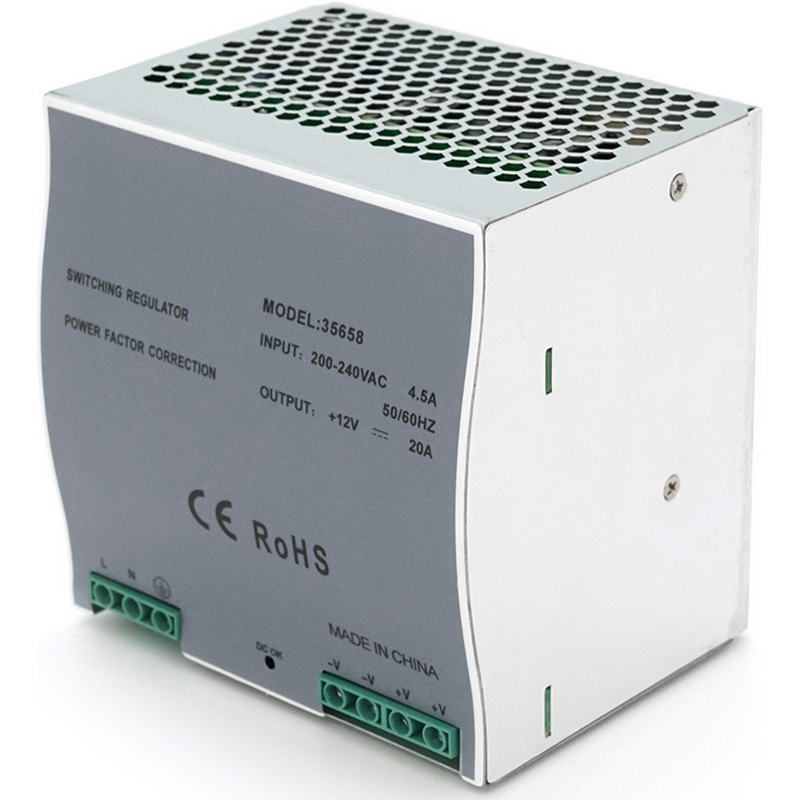 Источник питания Ritar RT-240-12 240Вт, 12В, 20А на Din-рейку - фото 1 Источник питания Ritar RT-240-12 240Вт, 12В, 20А на Din-рейку - фото 1