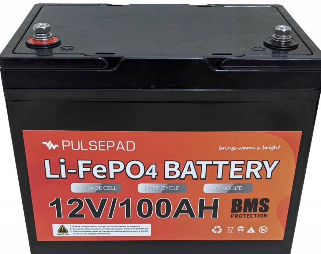 Акумулятор для ДБЖ Pulsepad 12V 100AH LiFePO4 BATTERY