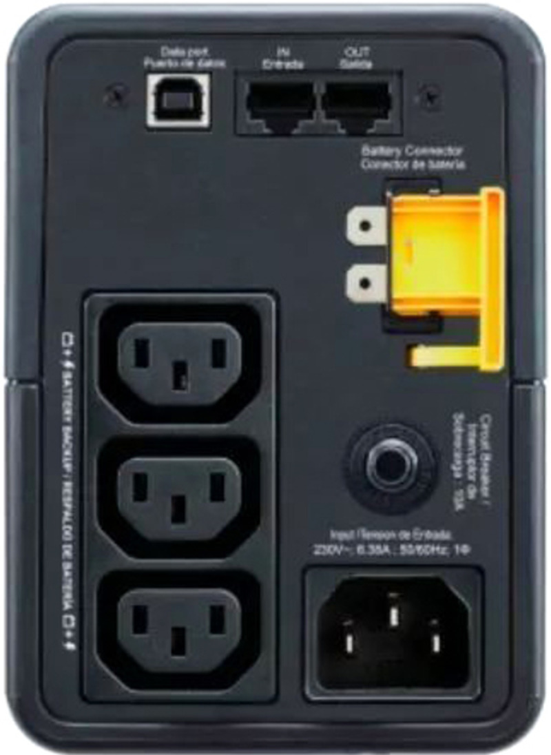 ДБЖ APC Back-UPS 500VA 230V AVR IEC Sockets (BX500MI) - фото 1