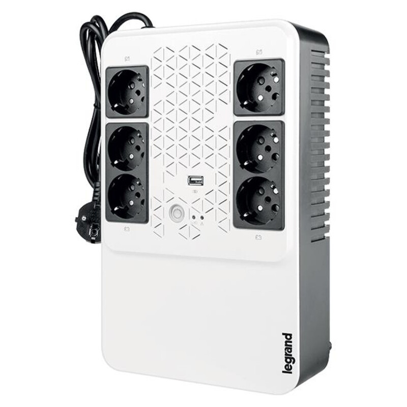 ИБП Legrand KEOR MULTIPLUG 800 ВА/480Вт (4+2)хSchuko (310082)