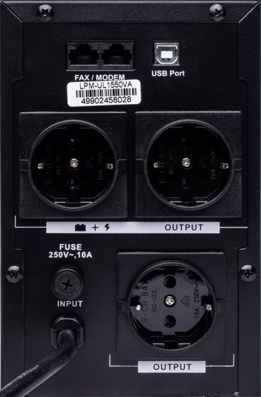 ДБЖ LogicPower LPM-UL1550VA (4990) - фото 1