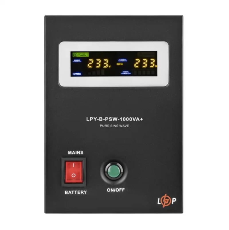 ИБП LogicPower LPY-B-PSW-1000VA+ 700Вт 10A/20A (4151)