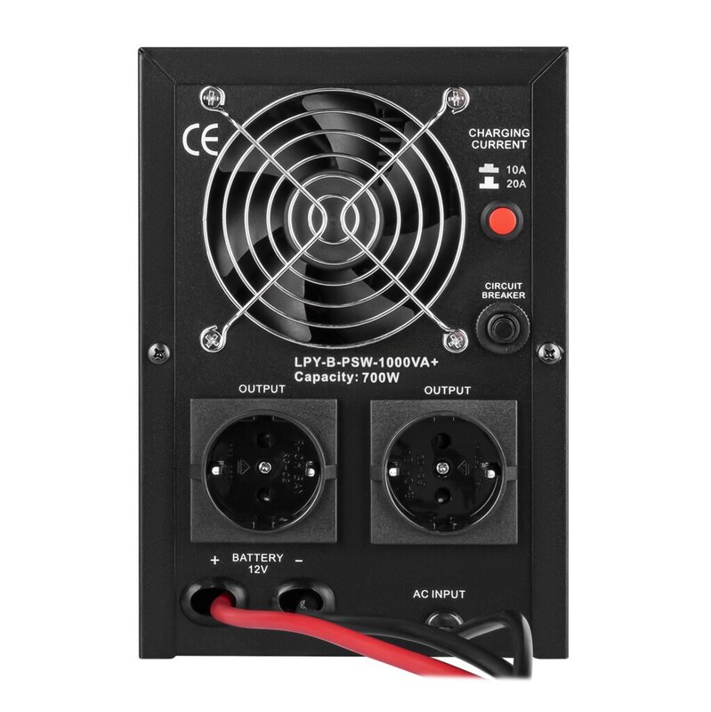 ИБП LogicPower LPY-B-PSW-1000VA+ 700Вт 10A/20A (4151) - фото 1