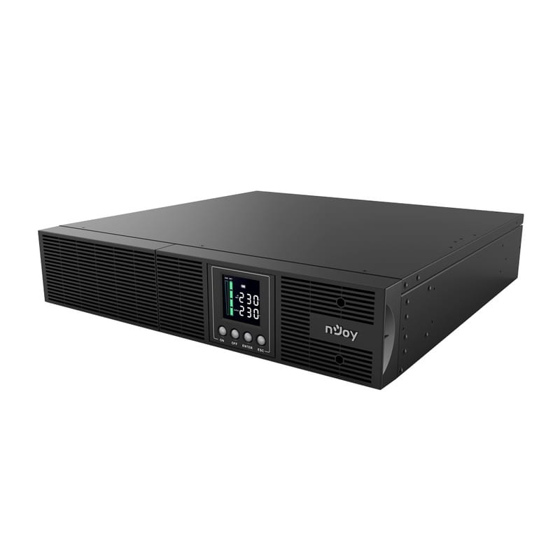 ИБП NJOY Aster 3K (UPCMCOP930HASCG01B), Online, 8 x IEC, USB, LCD, металл - фото 2 ИБП NJOY Aster 3K (UPCMCOP930HASCG01B), Online, 8 x IEC, USB, LCD, металл - фото 2
