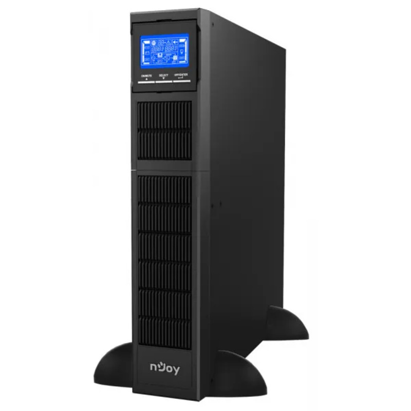 ИБП NJOY Balder 1000 (UPCMCOP110HBAAZ01B), Online, 8 x IEC, USB, LCD, металл
