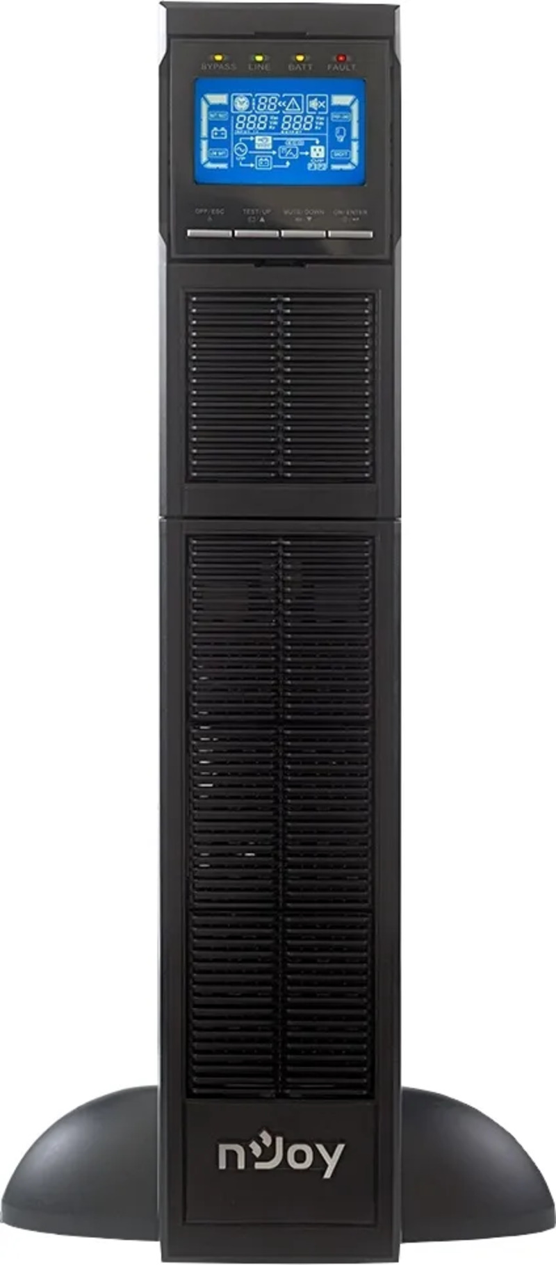 ДБЖ NJOY Balder 10000 (PWUP-OL10KBA-AZ01B), Online, USB, металл
