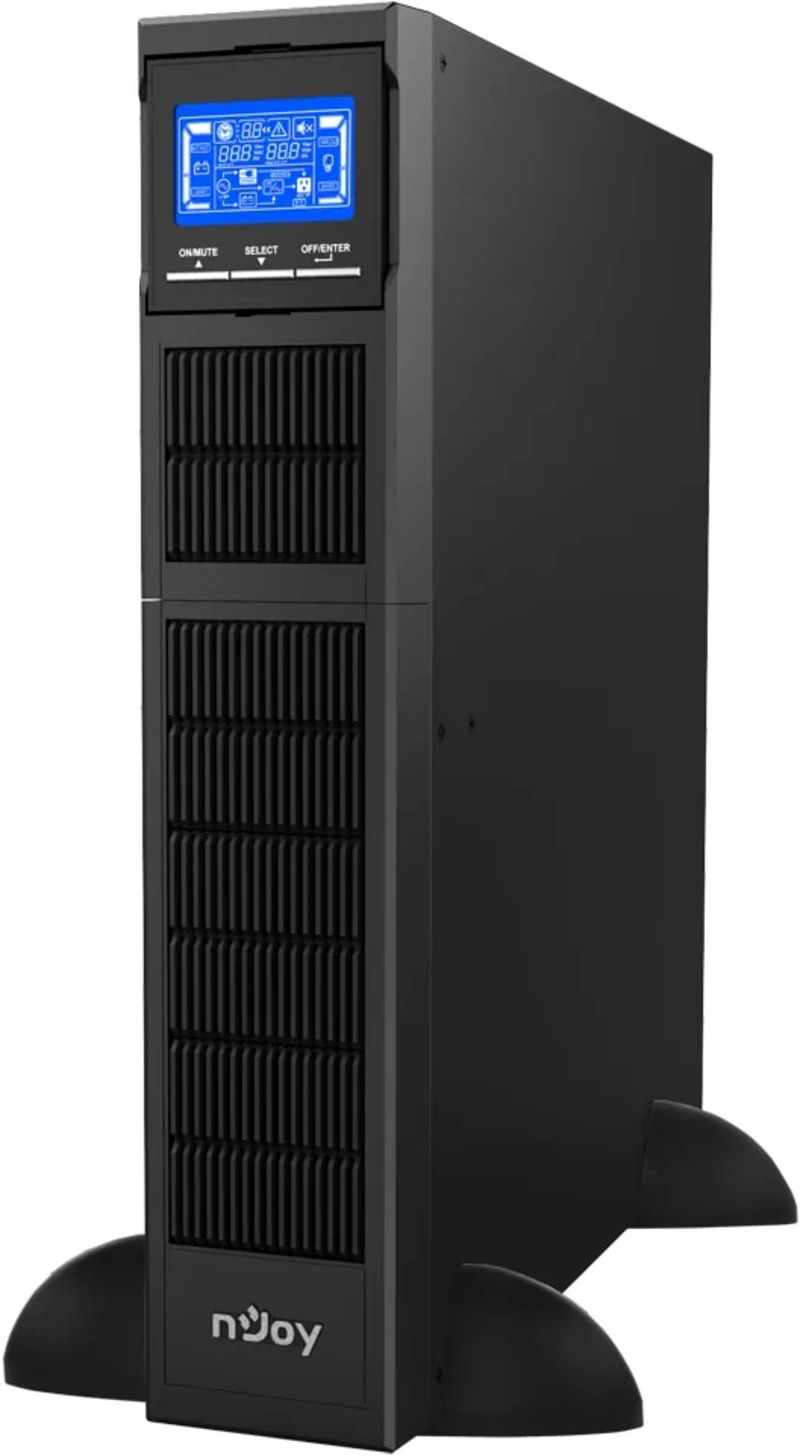 ДБЖ NJOY Balder 1500 (PWUP-OL150BA-AZ01B), Online, 8 x IEC, USB, LCD, металл