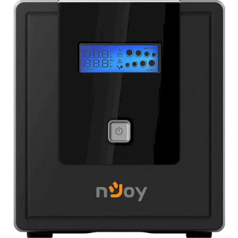 ИБП NJOY Cadu 1000 (UPCMTLS610HCAAZ01B), Lin.int., AVR, USB, LCD, пластик